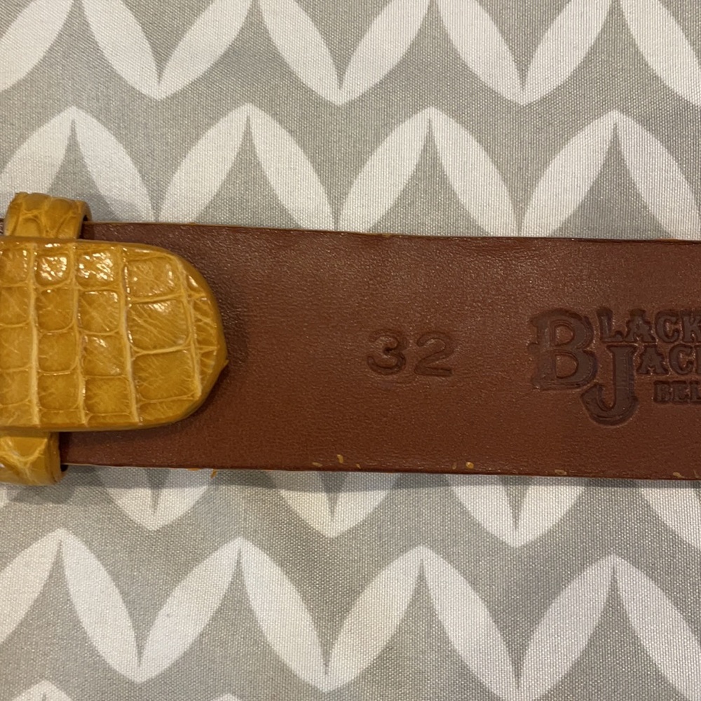 Black Jack Alligator belt - Picture 5 of 5